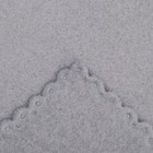 Плед «Экономь и Я», 75×100 см, пл. 160 г/м², 100% п/э, светло-серый - Фото 4