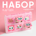 Подарочный набор адвент KAFTAN "Cats": носки (р-р 14-16) и аксессуары - фото 6073471