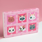 Подарочный набор адвент KAFTAN "Cats" : носки (р-р 18-20) и аксессуары 7294539 - фото 14003296