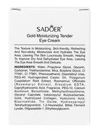Крем для глаз капсульный питательный SADOER с золотом, против отёчности и морщин, 60 г - Фото 11