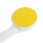 Душевая лейка ZEIN Z0206, 1 режим, пластик, цвет белый с желтой вставкой - Фото 5