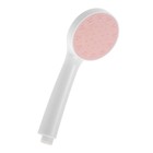 Душевая лейка ZEIN Z0209, 1 режим, пластик, цвет белый с розовой вставкой - Фото 3
