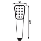 Лейка для душа ZEIN Z0211-1, пластик/нержавейка, 1 режим, микроскопические точки, цвет хром - Фото 13