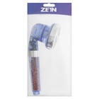 Душевая лейка ZEIN Z0112, пластик/нержавейка, 3 режима, микроскопические точки, прозрачная - Фото 14