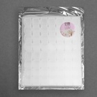 Органайзер для хранения мелочей, 56 ячеек, 21×17.5×2.5 см, прозрачный - Фото 7