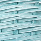 Набор корзин плетёных, 3 шт, 38x17x42 см, зеленый - фото 24532958