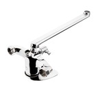 Смеситель для ванны «Эверест» B22-024, однорычажный, плоский излив, душевой набор, хром - Фото 2