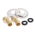 Cмеситель для ванны "Эверест" B46 -345, двухвентильный, без душа, хром - фото 39054591