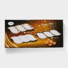 Менажница 3 ячейки «Марбл», 36×17×3 см, керамика, белая - Фото 4