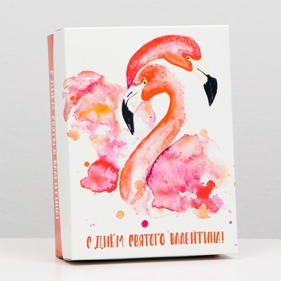 Подарочная коробка сборная «Люблю тебя», 16.5×12.5×5.2 см