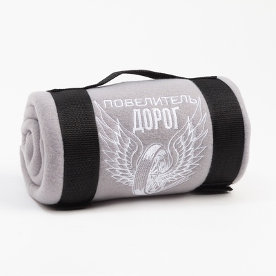 Плед флисовый «Этель. Повелитель дорог», 130×150 см, флис 160 г/м²