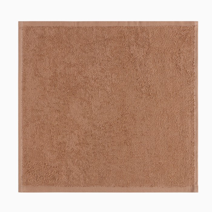 Набор махровых декоративных салфеток Этель "Beautiful" 30х30см-8шт, цвет коричневый, 100% хлопок - фото 1907345524