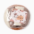 Подарочный набор полотенец в корзинке «Этель» Stay Beautiful, 30×30 шт. - 4 шт., хлопок 100%, коричневый - Фото 10