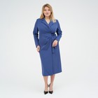 Платье женское с поясом MIST plus-size, р.52, синий 7446124 - фото 9493316