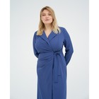 Платье женское с поясом MIST plus-size, р.60, синий - Фото 6