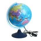 Глобус политический "Глобен", интерактивный, диаметр 250 мм, с подсветкой, с очками - фото 875069
