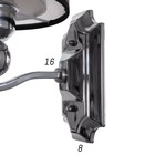 Бра 2578/1 E27 40 вт хром 20х34 см - фото 21433310