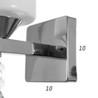 Бра 2589/1 E27 40 вт хром - фото 21433338