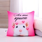 Подушка декоративная антистресс «Ля ты крыса» - Фото 2