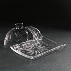 Маслёнка стеклянная «Венеция», 17×12 см - Фото 3