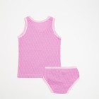 Комплект (майка, трусы) для девочки, цвет сиреневый, рост 80 см - фото 24285661