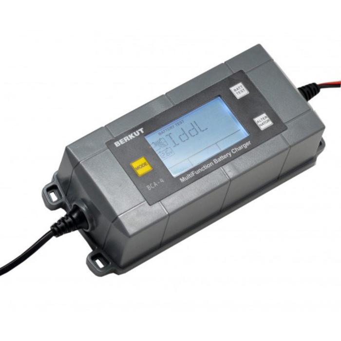 Зарядное устройство BERKUT Specialist BCA-4, диагностика, 12 В, десульфатация, автомат, 4 А   520103 - Фото 1