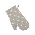 Варежка-прихватка Grey polka dot, размер 18х30 см, цвет серый - фото 297127702