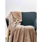 Плед Guten Morgen Ginger, фланель, размер 100х150 см, цвет коричневый - фото 28092831