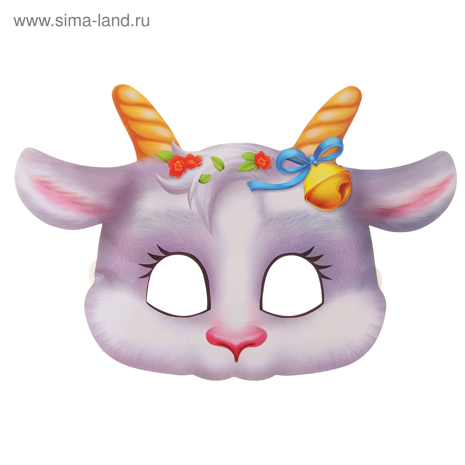 Маска коза для детей на голову распечатать Маска коза для детей на голову распечатать