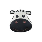 Подушка - игрушка Zebra, размер 35х36 см, цвет белый - фото 109868383