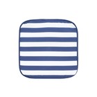Подушка на стул Blue stripe, размер 40х40 см, цвет синий - фото 297127934