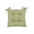 Подушка на стул Shakespeare, размер 40х40 см, цвет зеленый - Фото 2