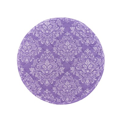 Подушка на табурет Arabesque, размер d=34 см, цвет фиолетовый
