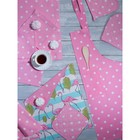 Подушка на табурет Pink polka dot, размер d=38 см, цвет розовый - Фото 2