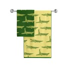 Полотенце махровое Crocodile, размер 50х90 см, цвет зеленый - Фото 7