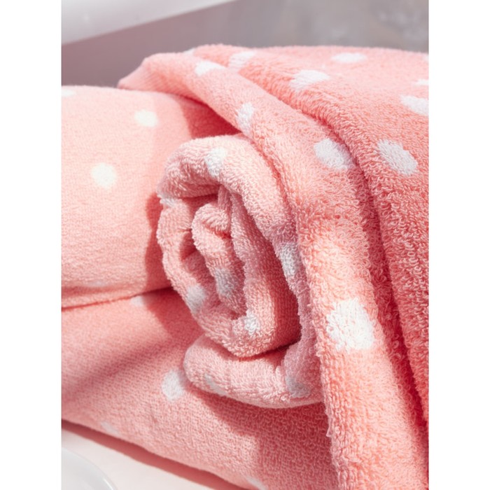 Полотенце махровое Doris pink, размер 30х50 см, цвет розовый - фото 1908806429