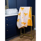 Полотенце махровое Fox, размер 30х50 см, цвет оранжевый - фото 109810933