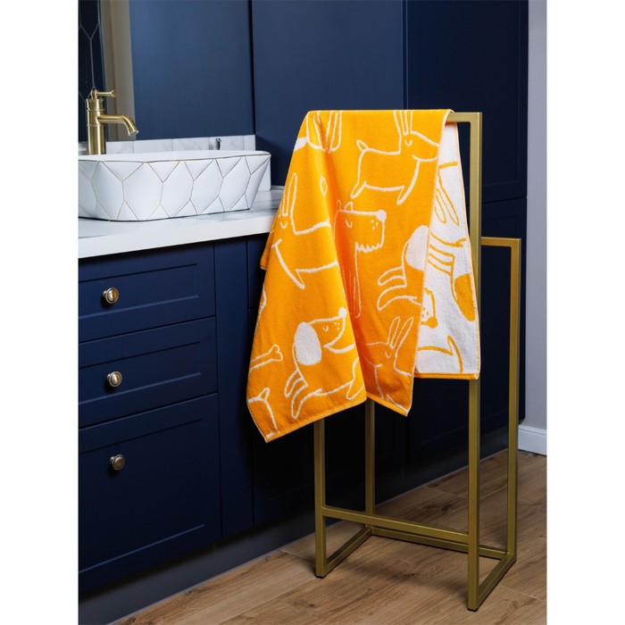 Полотенце махровое Good boy, размер 50х90 см, цвет оранжевый - фото 1908806458