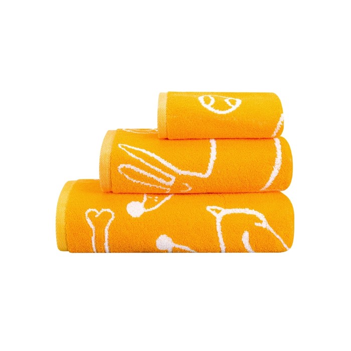 Полотенце махровое Good boy, размер 50х90 см, цвет оранжевый - фото 1908806461