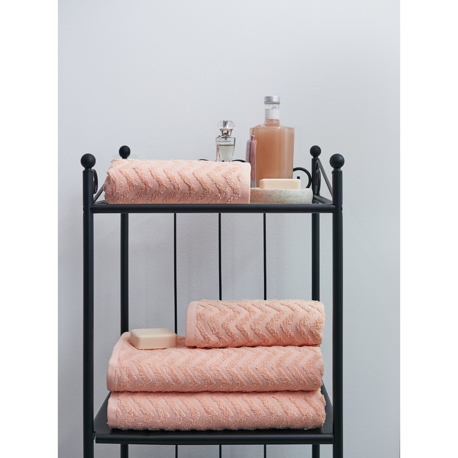 Полотенце махровое Guten Morgen Peach, 400 гр, размер 50х90 см, цвет ...