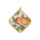 Прихватка Apple blossom, размер 20х20 см, цвет бежевый - фото 297402774