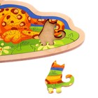 Фигурный пазл в рамке «Леопард» 35 деталей - фото 24047186