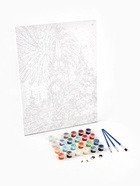 Картина по номерам на новый год на холсте с подрамником «Фейерверк», 40×30 см - Фото 6