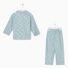 Пижама детская из фланели (рубашка, брюки) KAFTAN "Одуванчики", рост 98-104, мятный - Фото 11