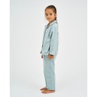 Пижама детская из фланели (рубашка, брюки) KAFTAN "Одуванчики", рост 98-104, мятный - Фото 6