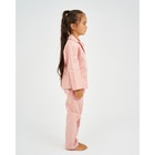 Пижама детская из фланели (рубашка, брюки) KAFTAN "Одуванчики", рост 110-116, розовый - Фото 6