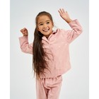 Пижама детская из фланели (рубашка, брюки) KAFTAN, «Одуванчики», рост 122-128 см, розовая - Фото 4