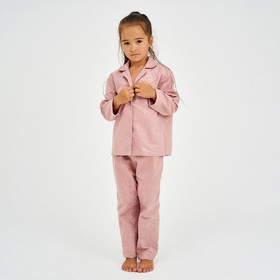 Пижама детская (рубашка, брюки) KAFTAN "Котики", р. 110-116, розовый
