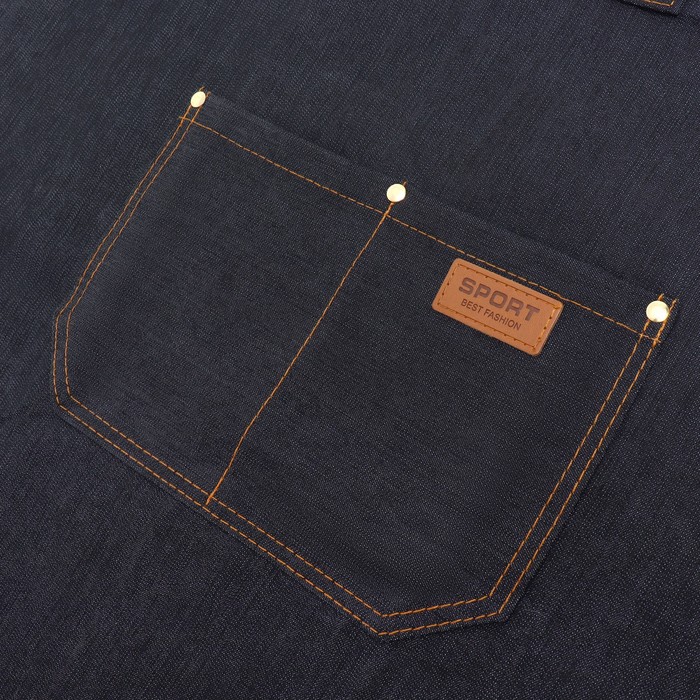 Фартук для мастера, джинсовый, цвет чёрный - фото 1910279966