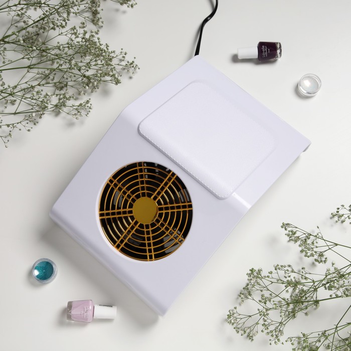 Пылесос для маникюра Luazon LMP-05, 40 Вт, 2700 об/мин, 2 мешочка, 220 В, белый - Фото 1